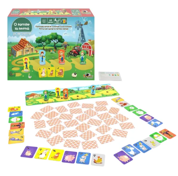 Joc de societate ”Familia la fermă”, (ro)