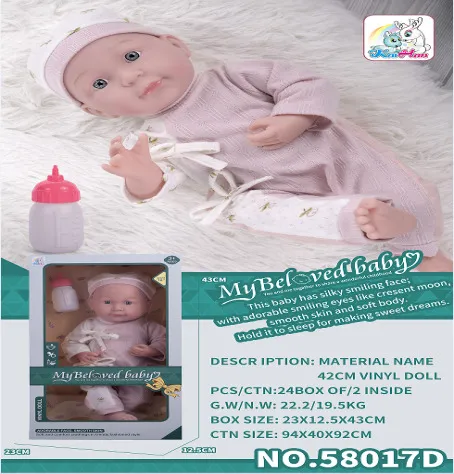 Papusa vinil 42cm 009088 