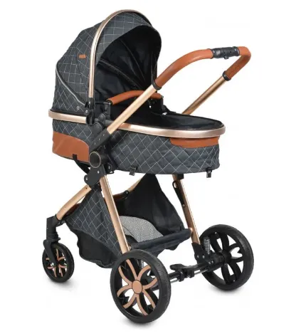 Carucior 2 in 1 transformabil Moni Alma Black