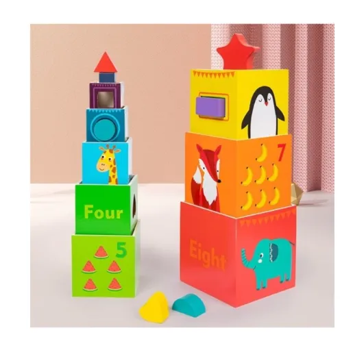 Cuburi interactive din lemn S13D007