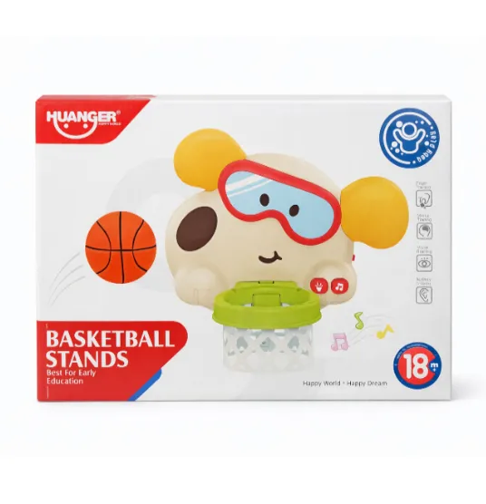 Coș de baschet „Cățeluș” cu lumină și sunet, cod 990068