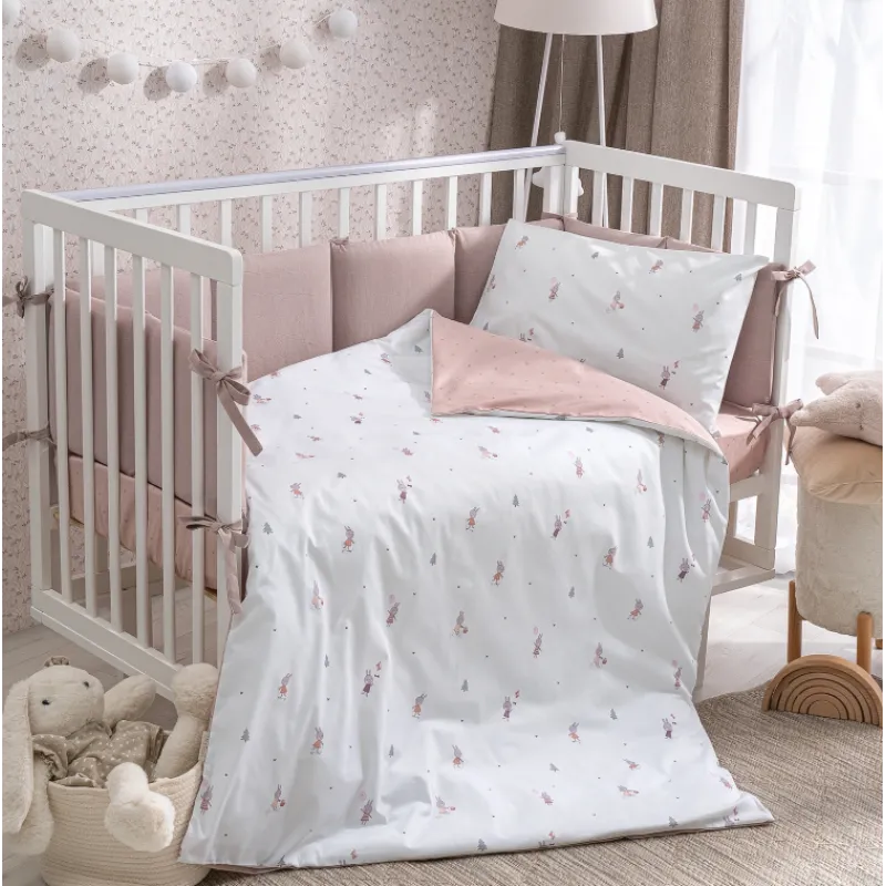 Lenjerie de pat pentru copii Perina Bunnies (BN3-01.1)