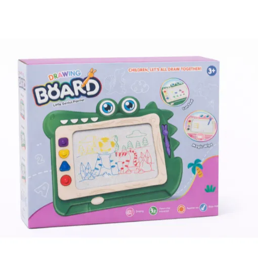 Tablă magnetică pentru desen „Dinosaur”, verde, cod 952652