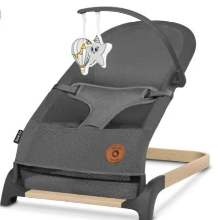 Șezlong-balansoar Lionelo June Air Grey Graphite