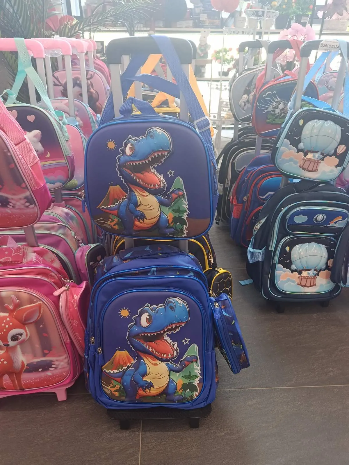 rucsac școlar pe roți Dino