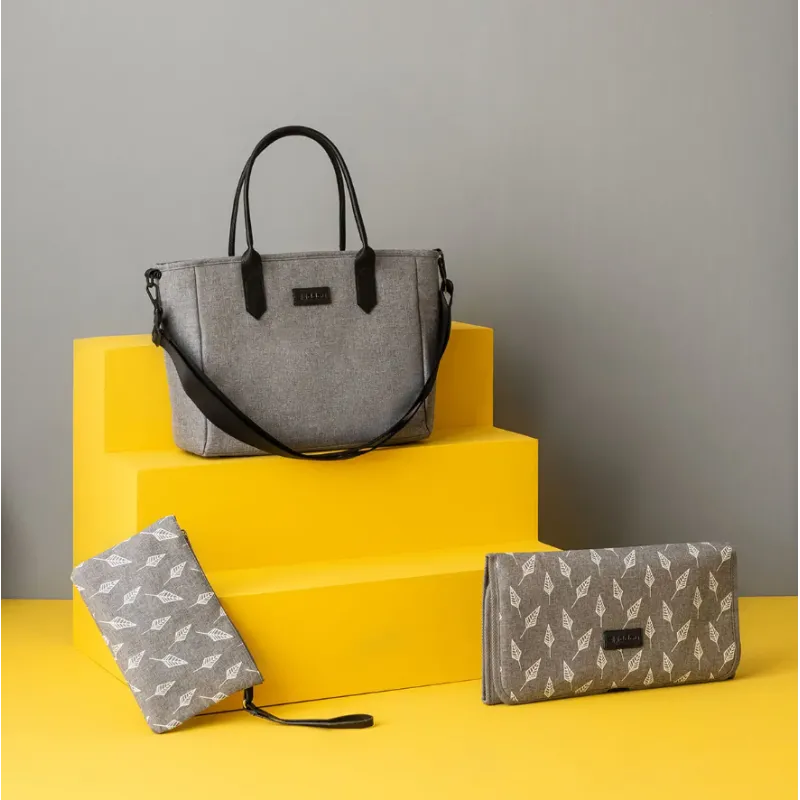 Geantă pentru mame Skiddou Ingrid evening shadow (2080033) Gri-Neagră Geantă pentru mame Skiddou Ingrid evening shadow (2080033) Gri-Neagră