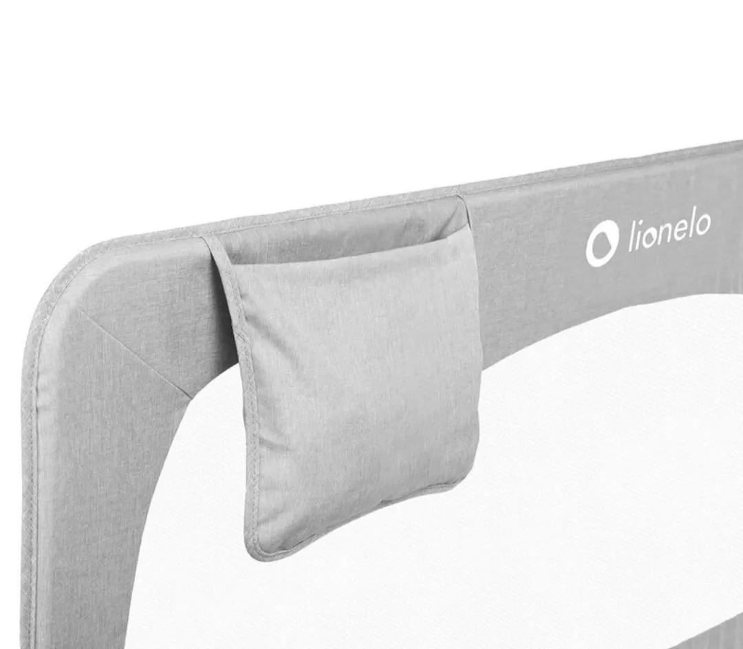 Barieră de protecție pentru pat Lionelo Hanna Grey, 150 cm Barieră de protecție pentru pat Lionelo Hanna Grey, 150 cm