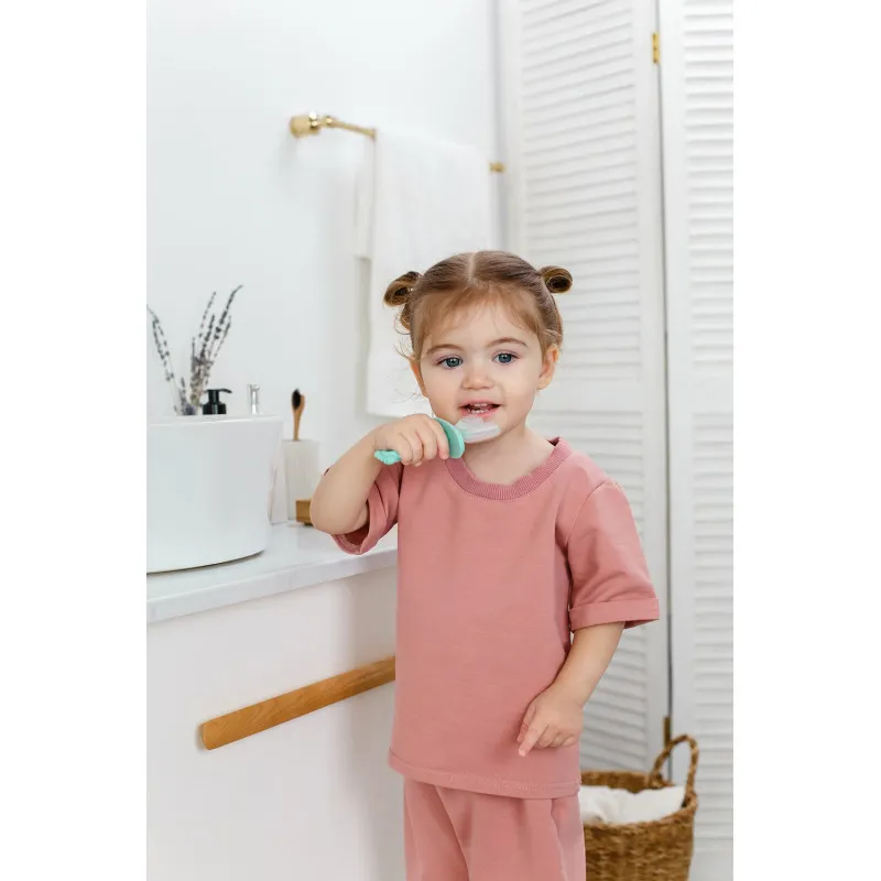 Periuta-masaj de dinti pentru copii Roxy Kids „Crab”, Albastru (RTM-005-B) Periuta-masaj de dinti pentru copii Roxy Kids „Crab”, Albastru (RTM-005-B)