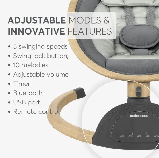 Balansoar Kikkaboo Ashlee Dark Grey 2025 Balansoar Kikkaboo Ashlee Dark Grey 2025