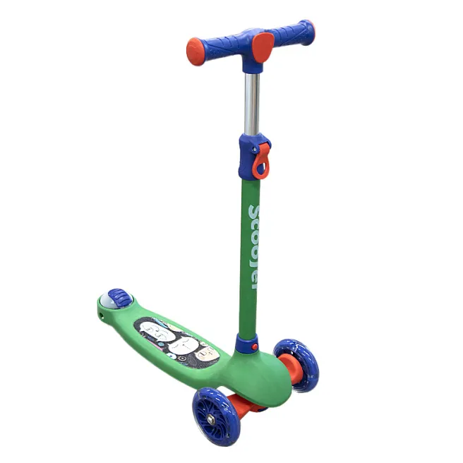 Самокат детский 077, зеленый