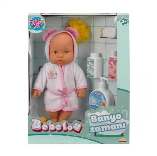 Păpușa BEBELOU BAIE 2 ANI. 32CM. S01030031