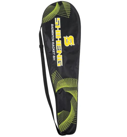 Badminton în husă, galben, cod 990221