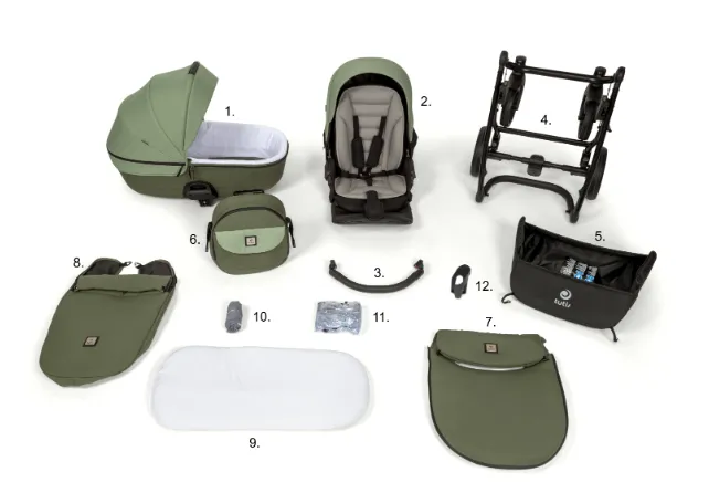 Carucior 2 in 1 TUTIS UNO5+ ESSENTIAL Albastru Carucior 2 in 1 TUTIS UNO5+ ESSENTIAL Albastru