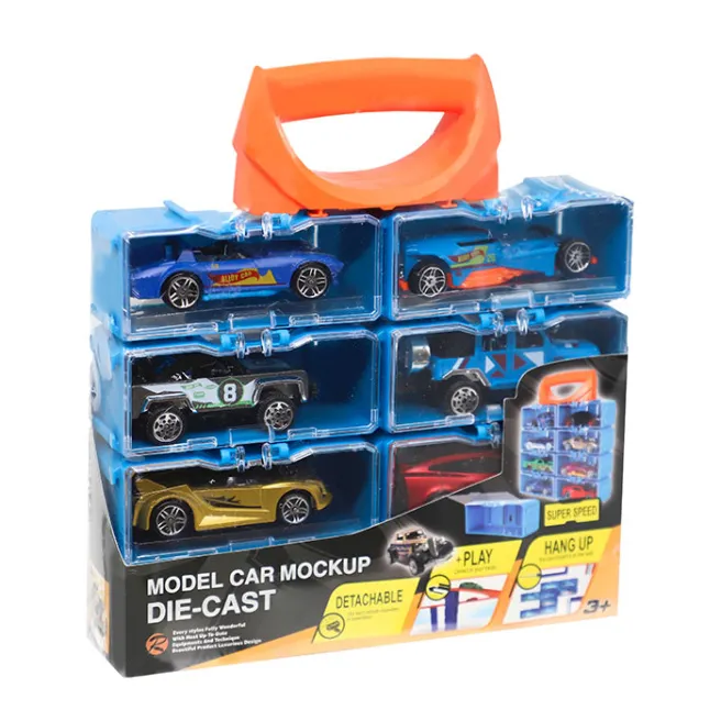 Set de mașini de curse în cutie, 8 buc, cod 832098