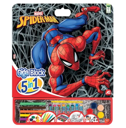 Set pentru desen Giga Block 5 in 1 Spider Man 1023-62752