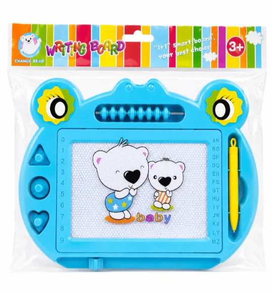 Tablă magnetică pentru desen „Broască”, albastră, 114-3, cod 10232b