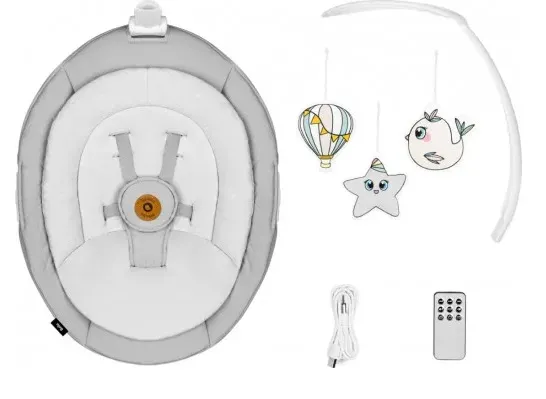 Patut-balansoar Lionelo Bella Grey Concrete Patut-balansoar Lionelo Bella Grey Concrete