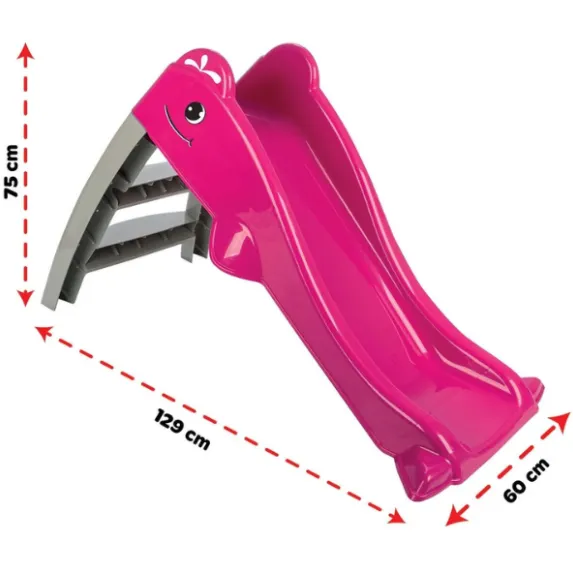 Tobogan „Balenă drăguță” cu stropitoare de apă, în as. Tobogan „Balenă drăguță” cu stropitoare de apă, în as.