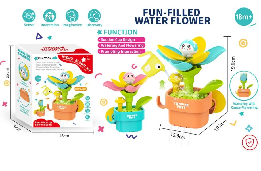 Ghiveci cu flori pentru joaca cu apa, 52122