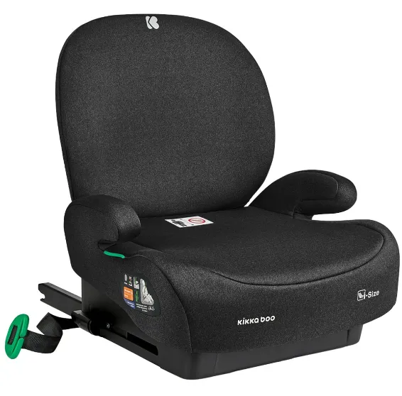 Inaltator auto-buster 125-150 cm (i-Size) Isofix Kikkaboo i-Boost Black Inaltator auto-buster 125-150 cm (i-Size) Isofix Kikkaboo i-Boost Black