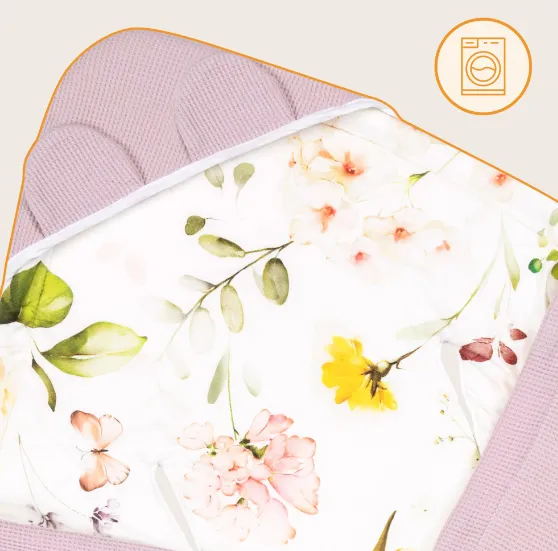 Păturica pentru scoica auto Lionelo Travel Pink Flower, 90x90 cm Păturica pentru scoica auto Lionelo Travel Pink Flower, 90x90 cm