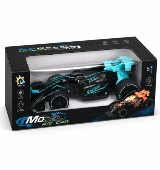 Mașină de curse F1 cu telecomandă, scara 1:18 turcoaz, cod 10343a