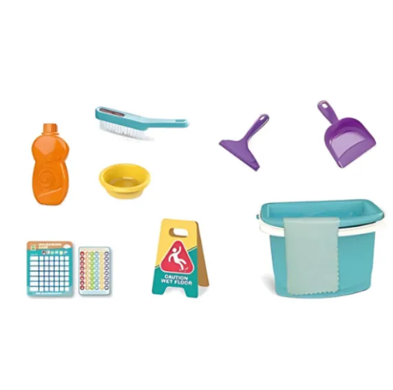 Set de curățenie pentru copii cu găleată Set de curățenie pentru copii cu găleată