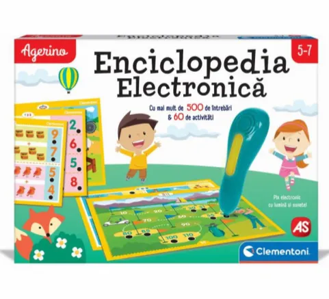 Jocul educațional Agerino „Enciclopedia electronică” (română) 1020-50912