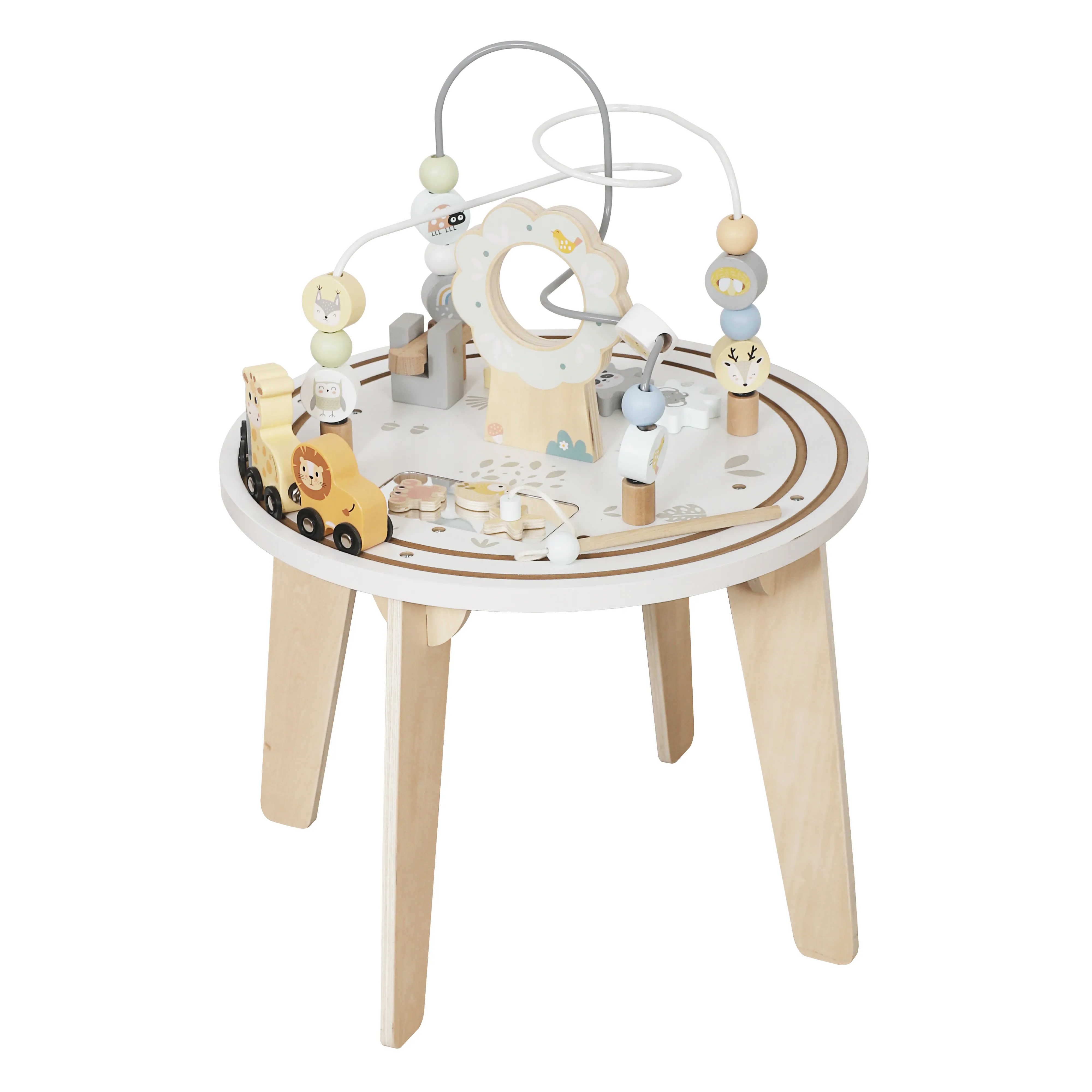 Masuta interactiva din lemn W12D626