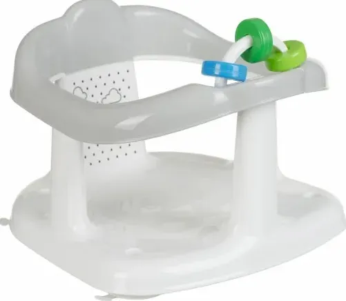 Scaun pentru cădiță Maltex Panda White/Grey cu jucarie