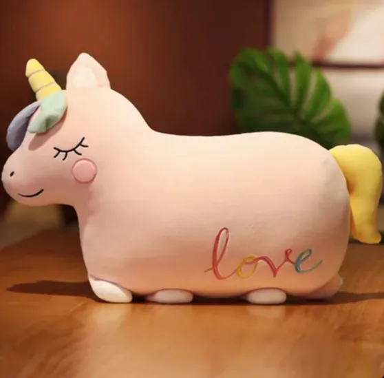 Jucărie din pluș Unicorn 55cm, cu plapumă 1×1.6m (657727)