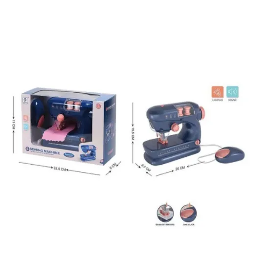 Jucărie Mașină de cusut Realistic Modeling, albastru, cod 990004 Jucărie Mașină de cusut Realistic Modeling, albastru, cod 990004
