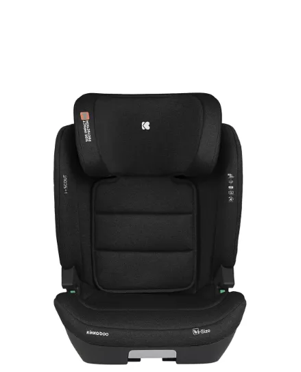 Scaun auto 100-150 cm (i-Size) Isofix Kikkaboo i-Scout Black Scaun auto 100-150 cm (i-Size) Isofix Kikkaboo i-Scout Black