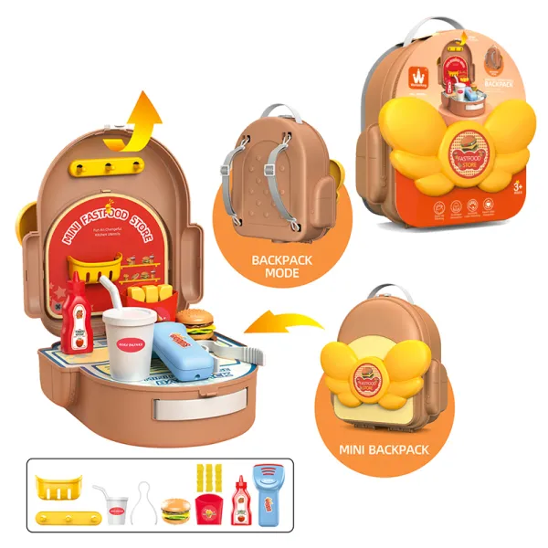 Set in rucsac Hamburger 008554 