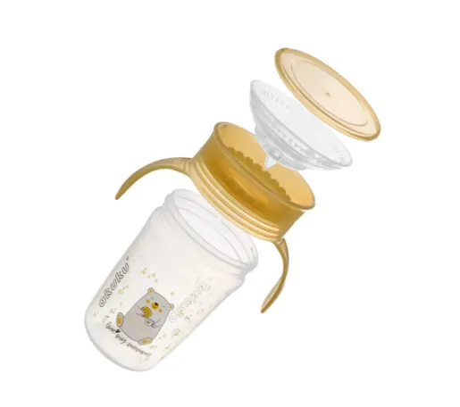 Cană anti-varsare Akuku Bear Yellow (9 luni +), 240 ml Cană anti-varsare Akuku Bear Yellow (9 luni +), 240 ml