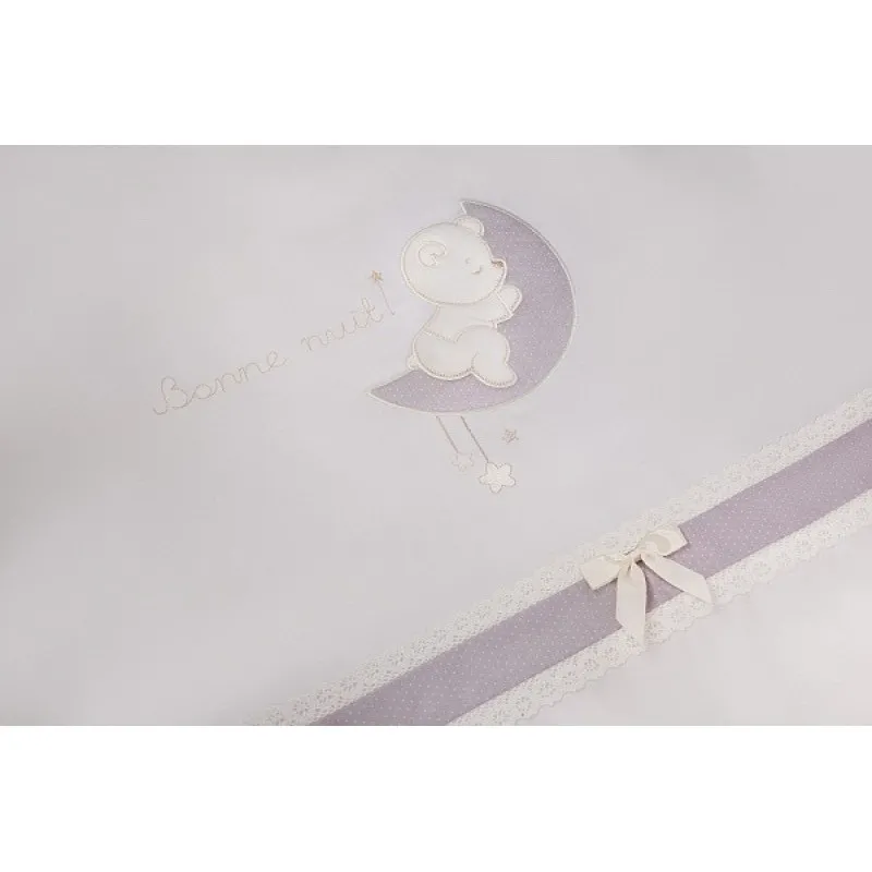 Lenjerie de pat pentru copii Perina Bonne nuit Oval (BNО7-125х75) Alb Lenjerie de pat pentru copii Perina Bonne nuit Oval (BNО7-125х75) Alb