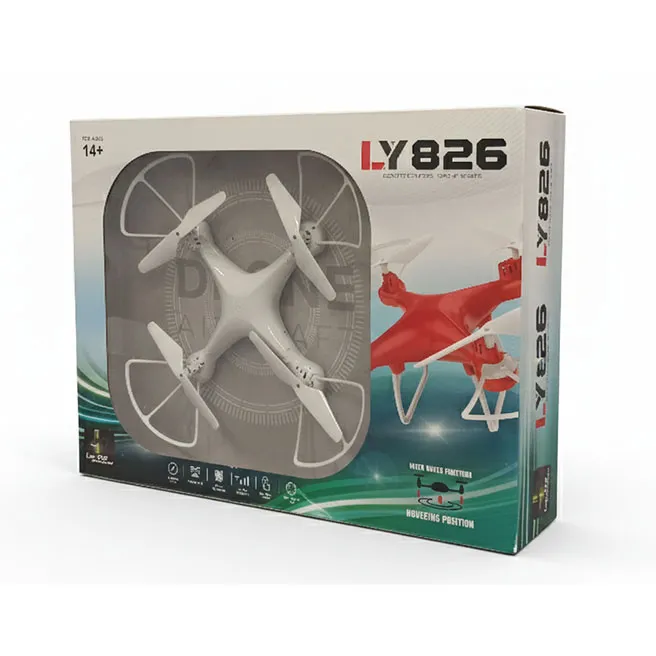 Dronă Elf cu control al altitudinii fixe, albă, cod 1242D