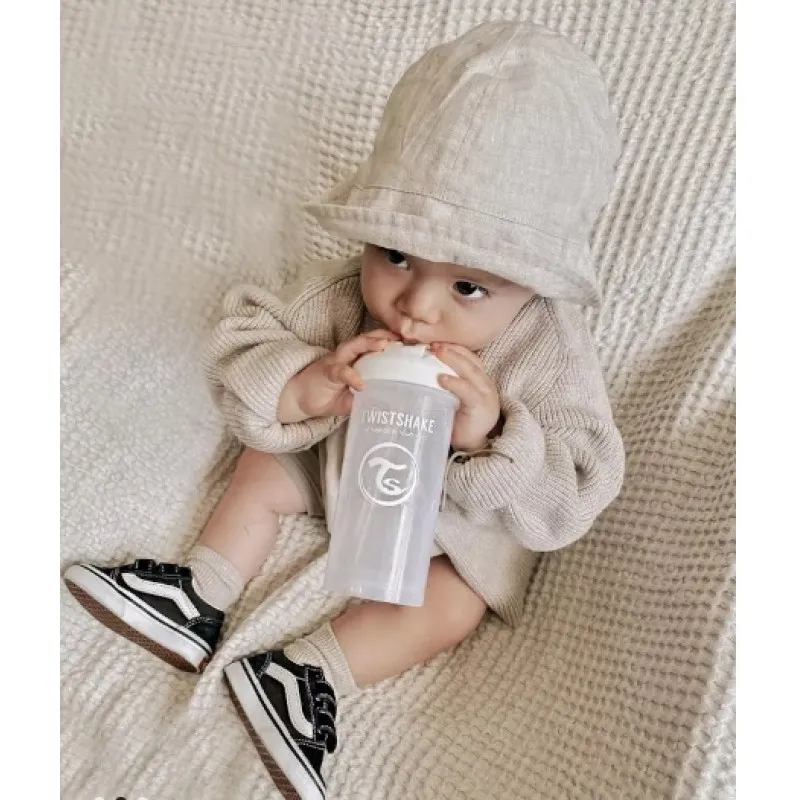 Cană cu pai Twistshake 360 ml. 6+ (78592) Albă Cană cu pai Twistshake 360 ml. 6+ (78592) Albă