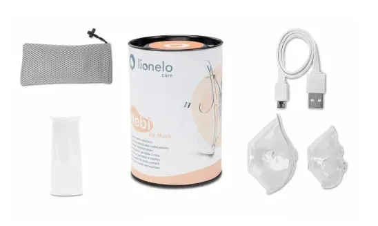 Nebulizator MESH Lionelo Nebi Air Mask White Nebulizator MESH Lionelo Nebi Air Mask White