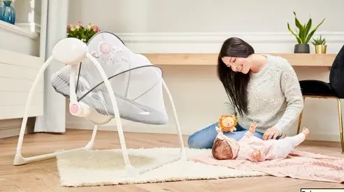 Balansoar pentru bebeluși Lionelo Ruben Pink Baby Balansoar pentru bebeluși Lionelo Ruben Pink Baby