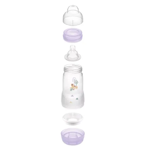Biberon cu sistem anti-colic din plastic MAM Perfect Start Planet Love Boy, 160 ml Biberon cu sistem anti-colic din plastic MAM Perfect Start Planet Love Boy, 160 ml