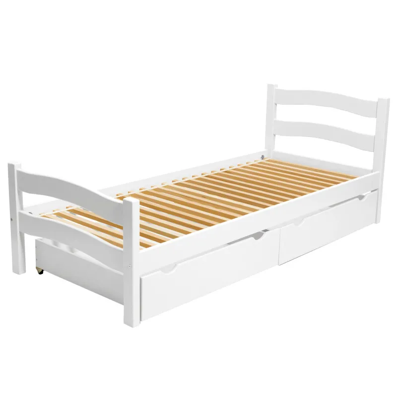 Кровать Goydalka PARIS с ящиком (1B419-1) Белый 190x80см