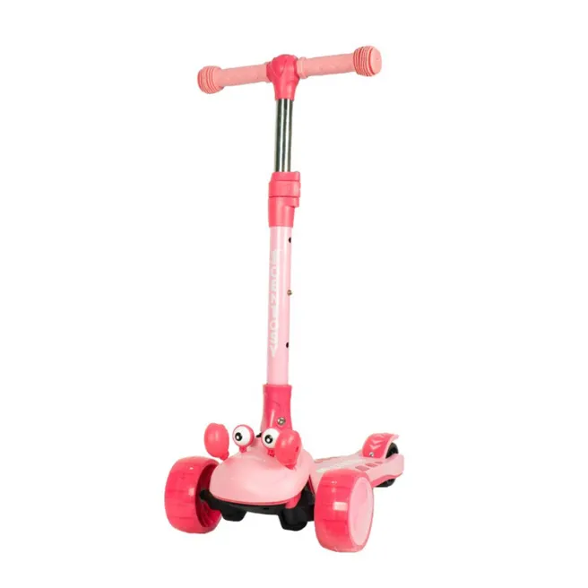 Самокат детский F044, розовый