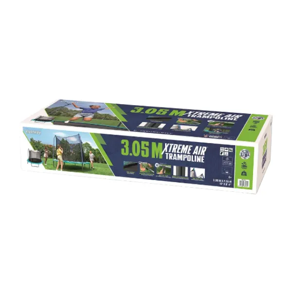 Bestway Trambulină cu arcuri și protecție Xtreme Air, 305 x 255 cm, până la 90 kg Bestway Trambulină cu arcuri și protecție Xtreme Air, 305 x 255 cm, până la 90 kg