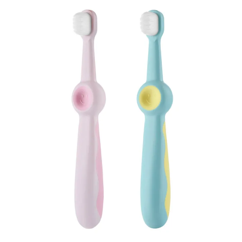 Набор зубных щеток Roxy Kids «Смайлик» 2 шт. (RTB-013-PP) Розовый+Зеленый