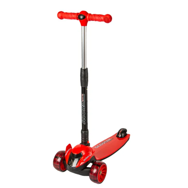 Самокат детский 518, красный