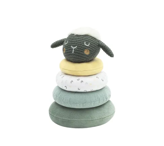 Jucărie de pluș Piramidă KikkaBoo Sleepy Sheep, 23 cm