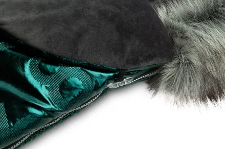 Husa de iarna pentru carucior Caretero Aspen Dark Green, 95x45 cm Husa de iarna pentru carucior Caretero Aspen Dark Green, 95x45 cm