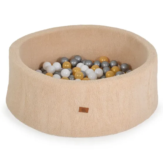 Piscina pentru copii cu bile Moni Boucle 200 balls Beige