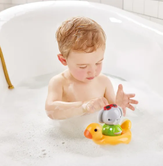 Jucărie mecanică pentru baie „Elefantul care înoată” Jucărie mecanică pentru baie „Elefantul care înoată”